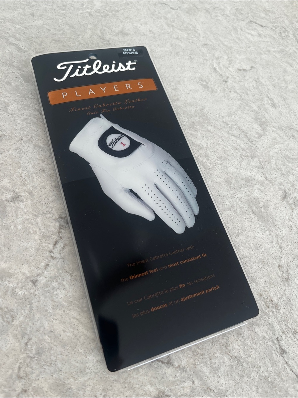 New Titleist Players Men’s Golf Glove – Size Medium